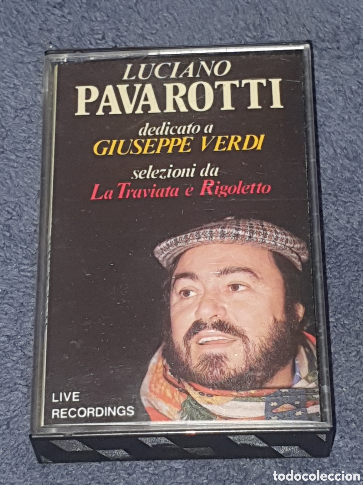 Casetes antiguos: CT6.Luciano Pavarotti-Dedicato A Guiuseppe Verdi, Selecci&oacute;n Da La Traviata E Rigoletto,1987,2&ordf; Mano