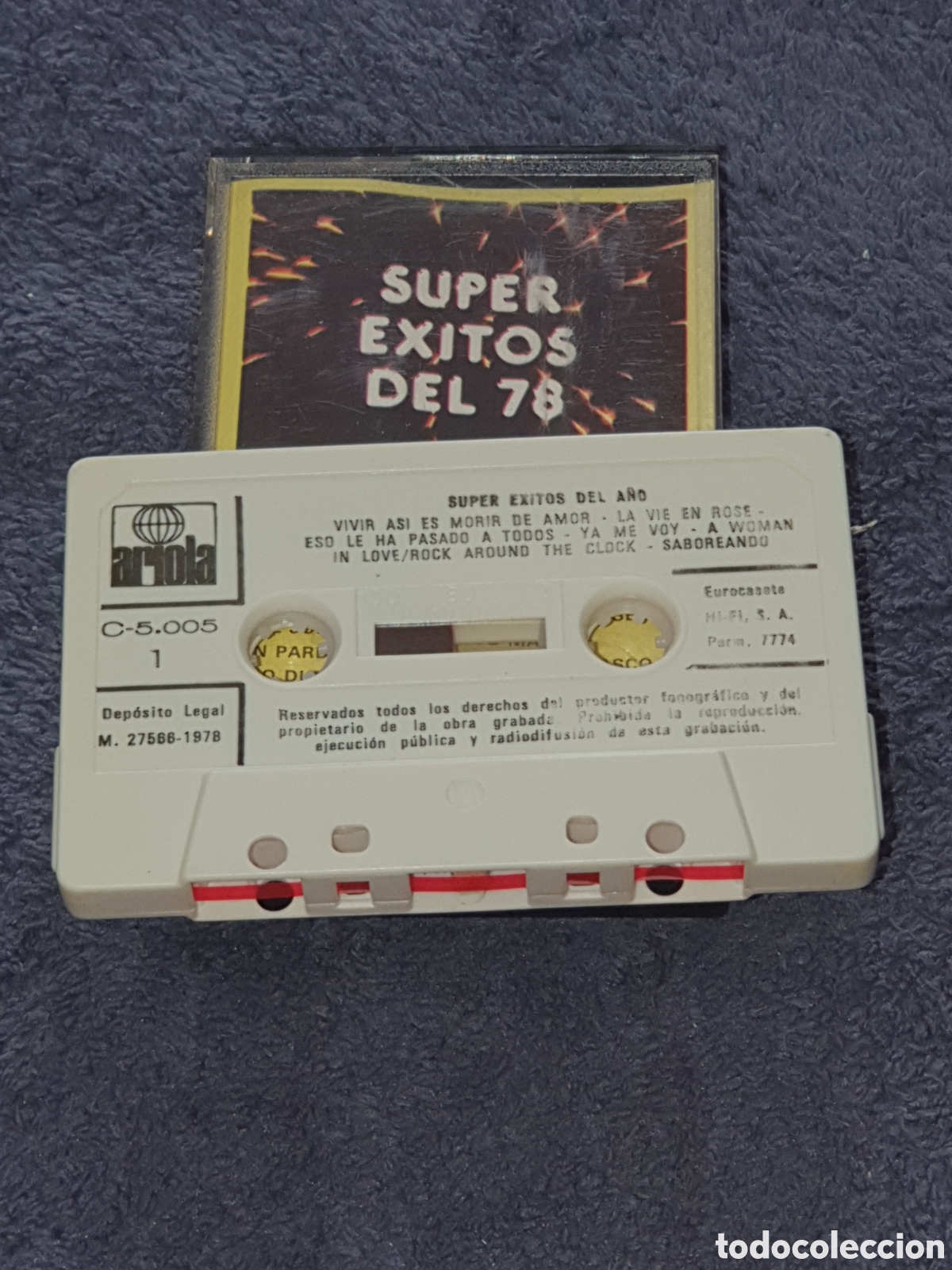 Casetes antiguos: CT7.Cinta, Caset, Super &Eacute;xitos Del 78, De 2&ordf; Mano. - Foto 3