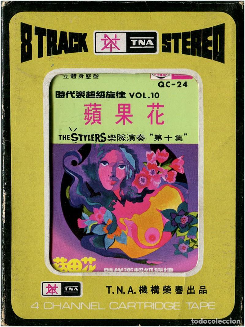 Alte Kassetten: The Stylers - Super Melodies Of Times Vol. 10 - Apple Blossom - Tape Cartridge 8 Trak - Singapore