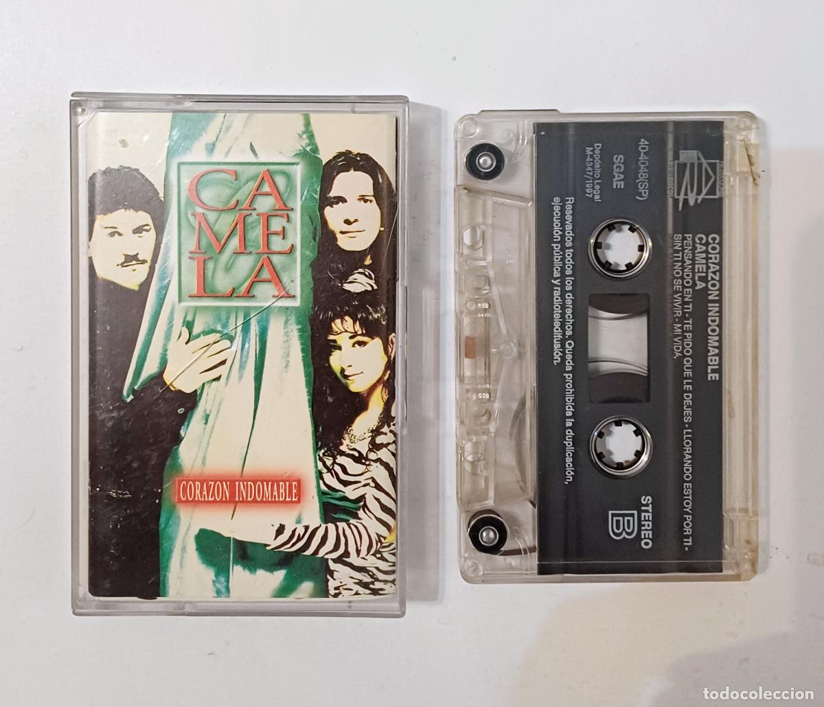 Casetes antiguos: ANTIGUA CINTA CASSETTE CASETE MUSICA GRUPO CAMELA CORAZON INDOMABLE