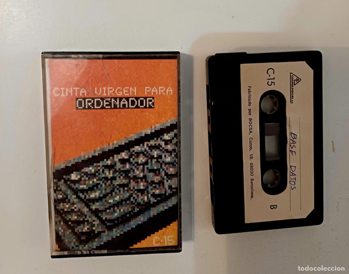 Casetes antiguos: CINTA CASSETTE CASETE VIRGEN PARA ORDENADOR C-15