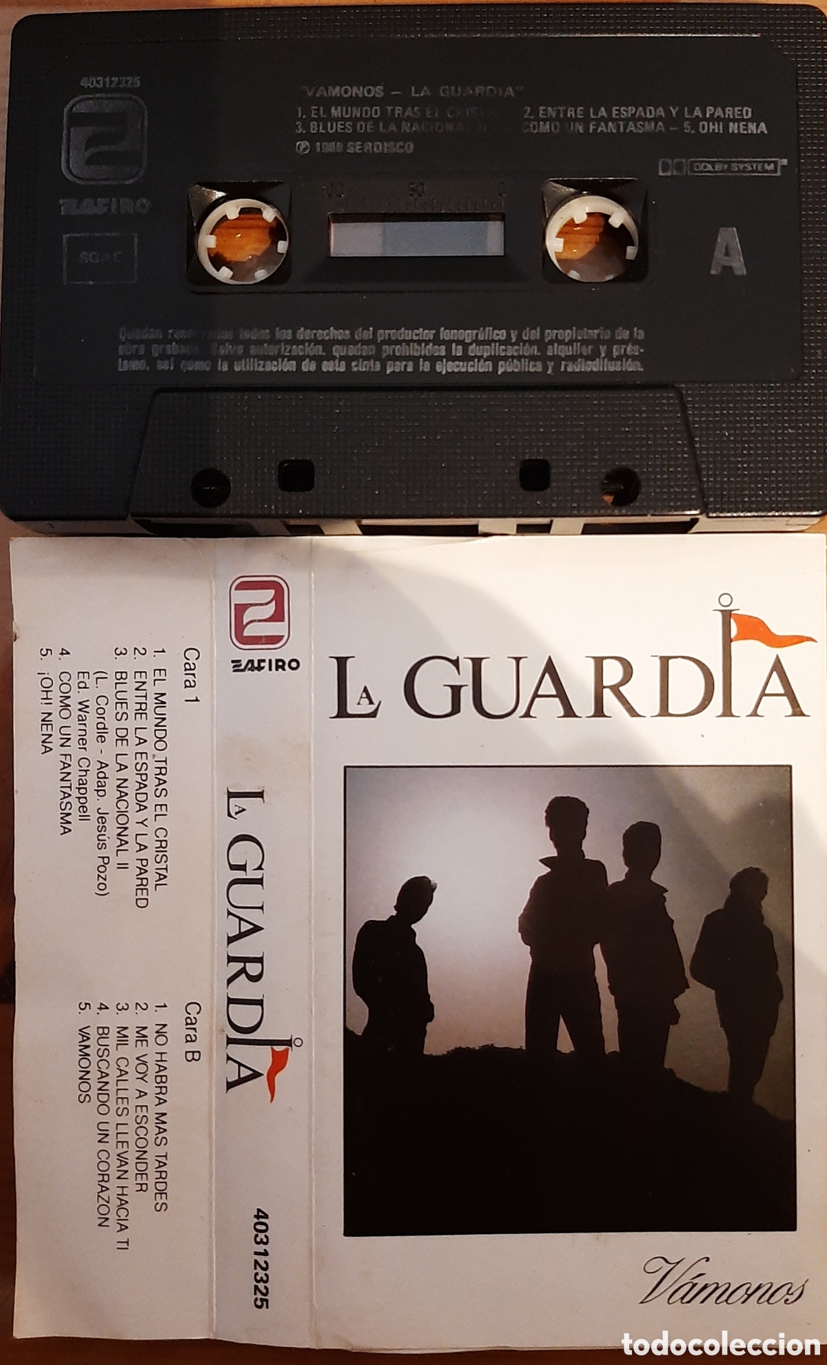 Casetes antiguos: LA GUARDIA &rdquo;V&Aacute;MONOS&rdquo; CASETE - Foto 1