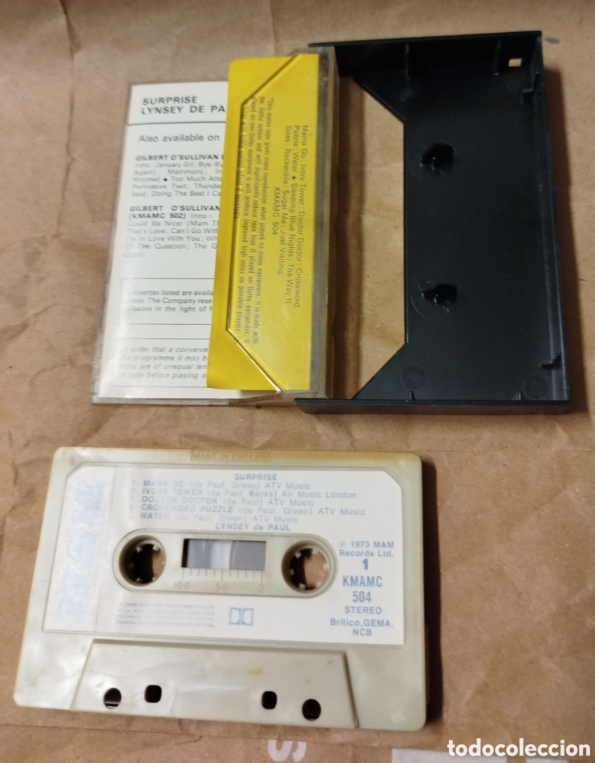 Casetes antiguos: Lynsey de Paul - surprise. CASSETTE - Foto 2