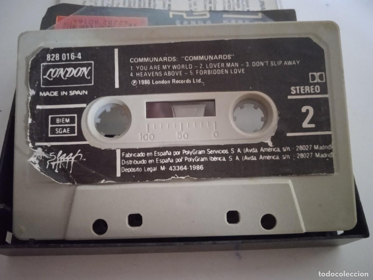 Casetes antiguos: The communards 1986 casette - Foto 2