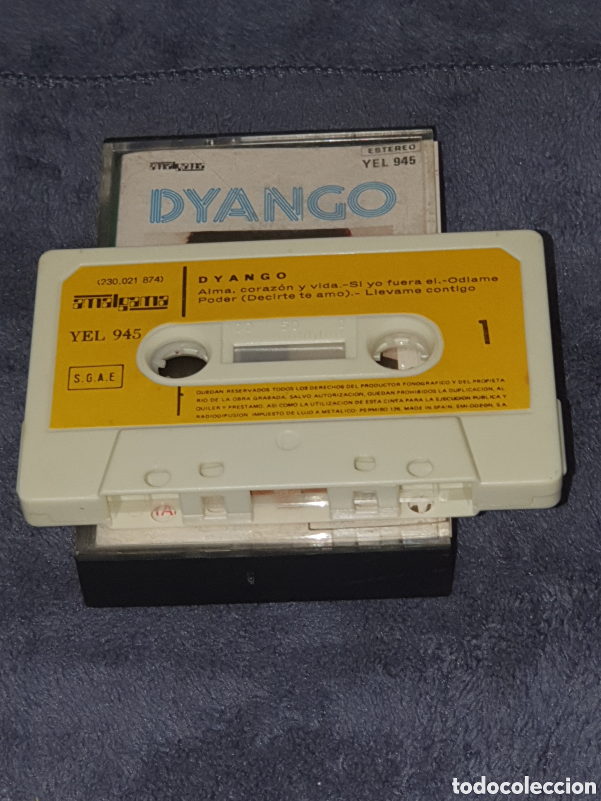 Casetes antiguos: CT10. Cinta, Dyango - Dyango, 1982, Caset, De 2&ordf; Mano. - Foto 3