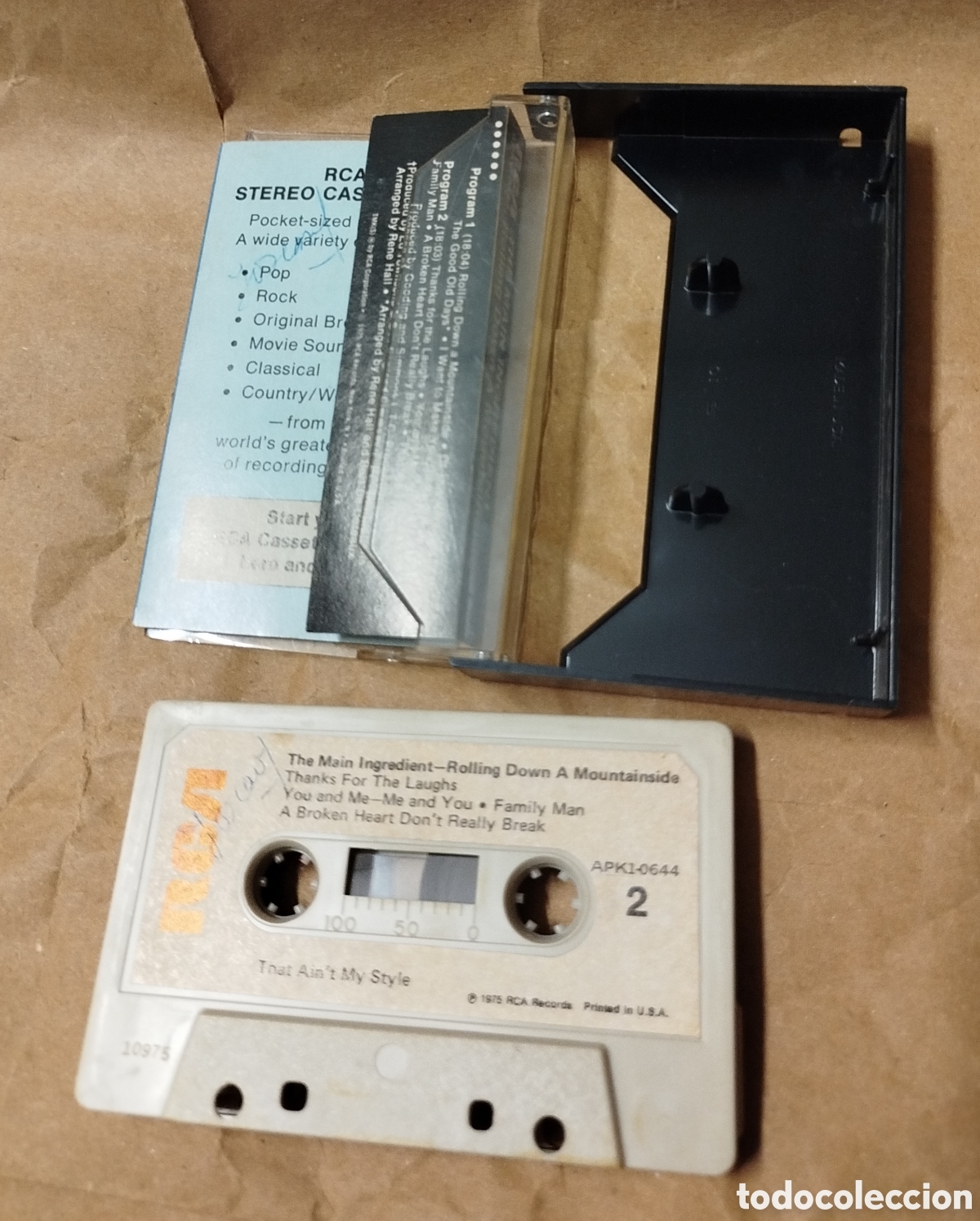 Casetes antiguos: The Main Ingredient&nbsp;&ndash;&nbsp;Rolling Down A Mountainside. CASSETTE - Foto 2