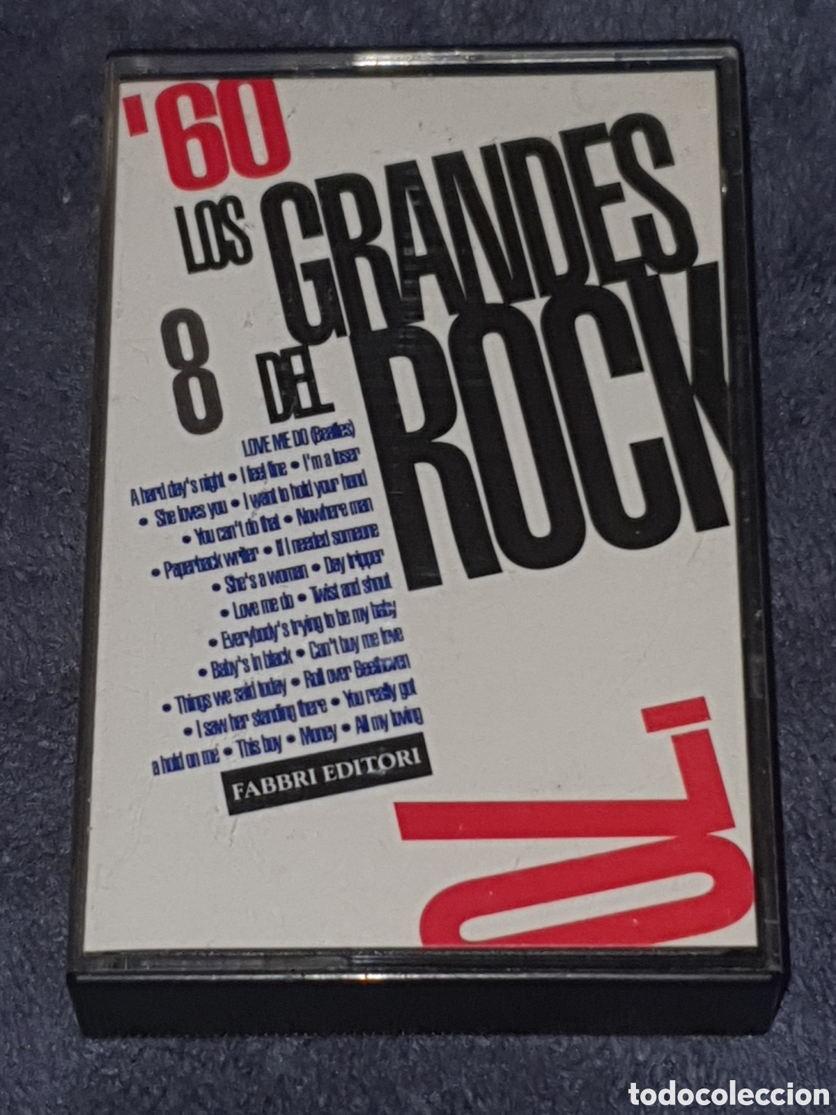 Casetes antiguos: CT-10. Los Grandes Del Rock 8 - Love Medo Beatles, Fabri Editori, 1993, De 2&ordf; Mano.