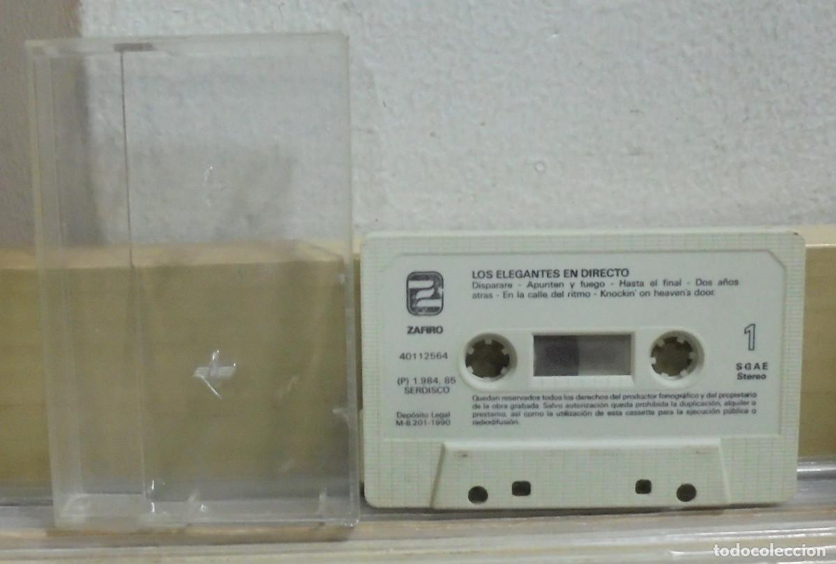 Casetes antiguos: Los elegantes en directo -- Casete - Foto 1