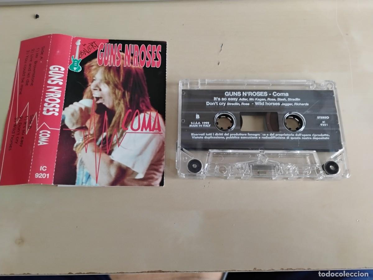Casetes antiguos: GUNS N ROSES, COMA LIVE - Foto 1
