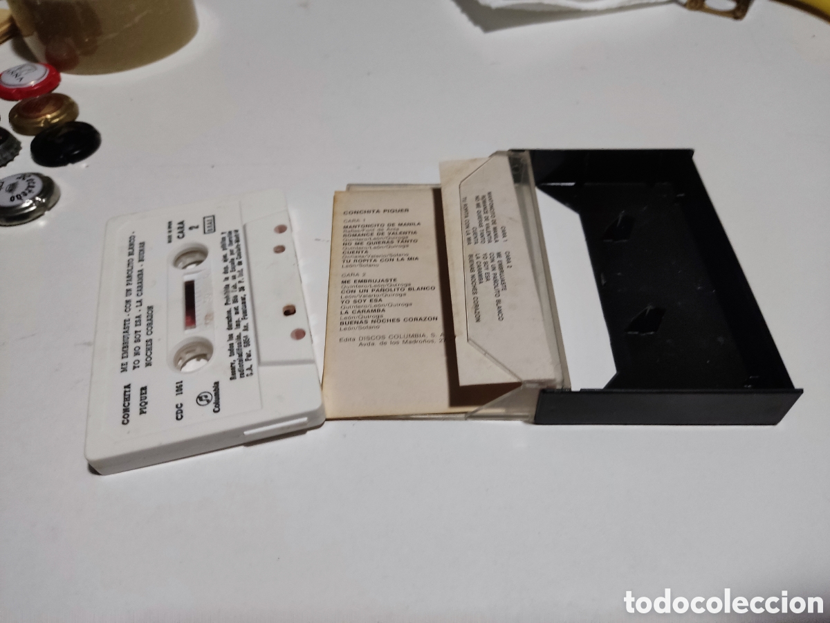Casetes antiguos: Cinta caset concha Piquer - Foto 2
