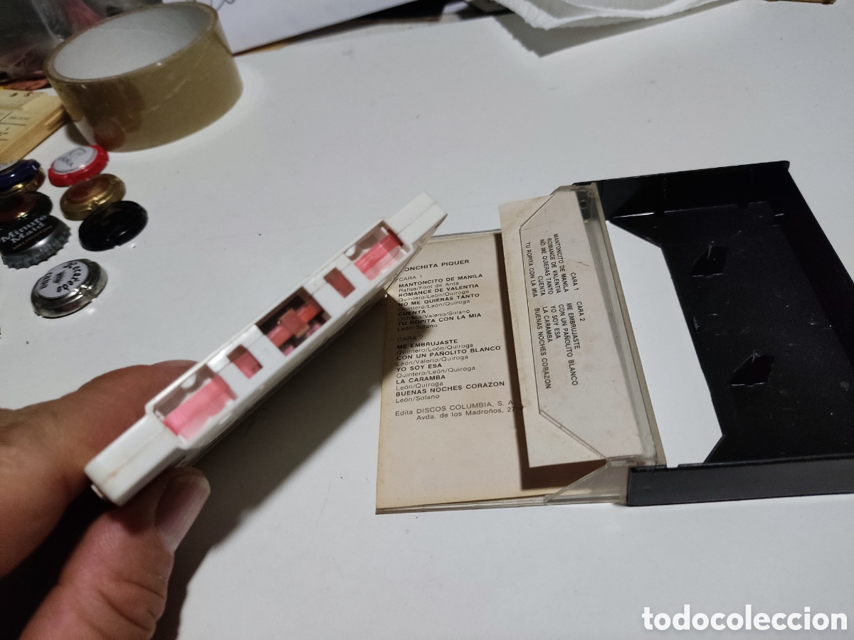 Casetes antiguos: Cinta caset concha Piquer - Foto 3