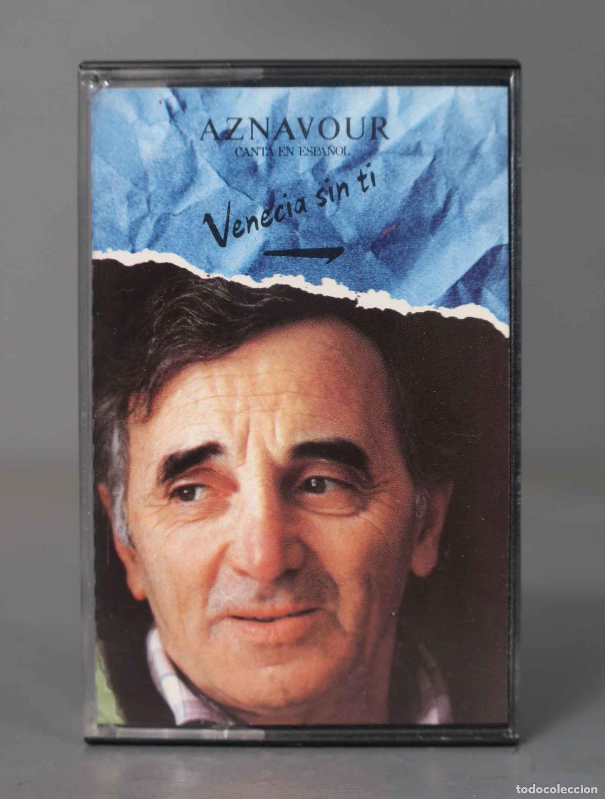 Casetes antiguos: CASSETTE. AZNAVOUR VENECIA SIN TI - Foto 1