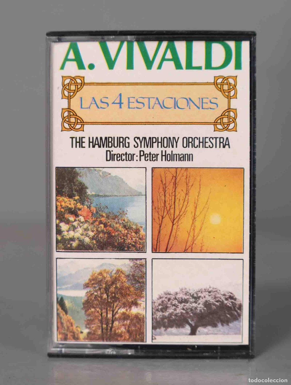 Casetes antiguos: CASSETTE. VIVALDI LAS 4 ESTACIONES. HOLMANN - Foto 1