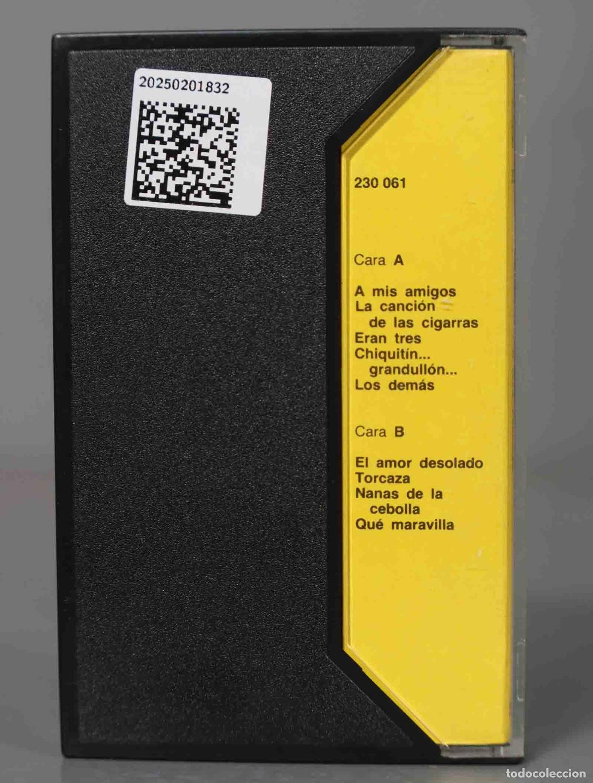 Casetes antiguos: CASSETTE. ALBERTO CORTEZ A MIS AMIGOS - Foto 2