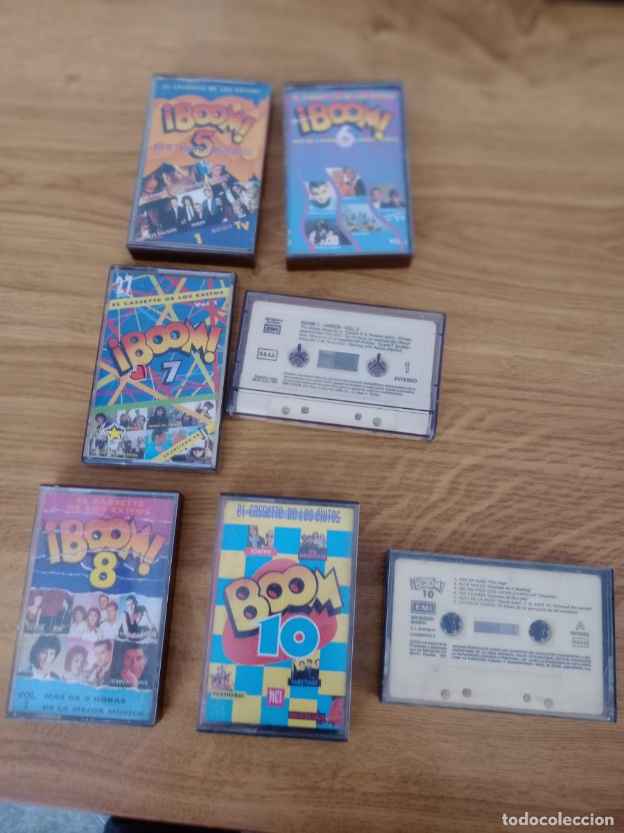 Casetes antiguos: EL CASETTE DE LOS EXITOS BOOM N&ordm; 5,6,7,8,10, - Foto 1