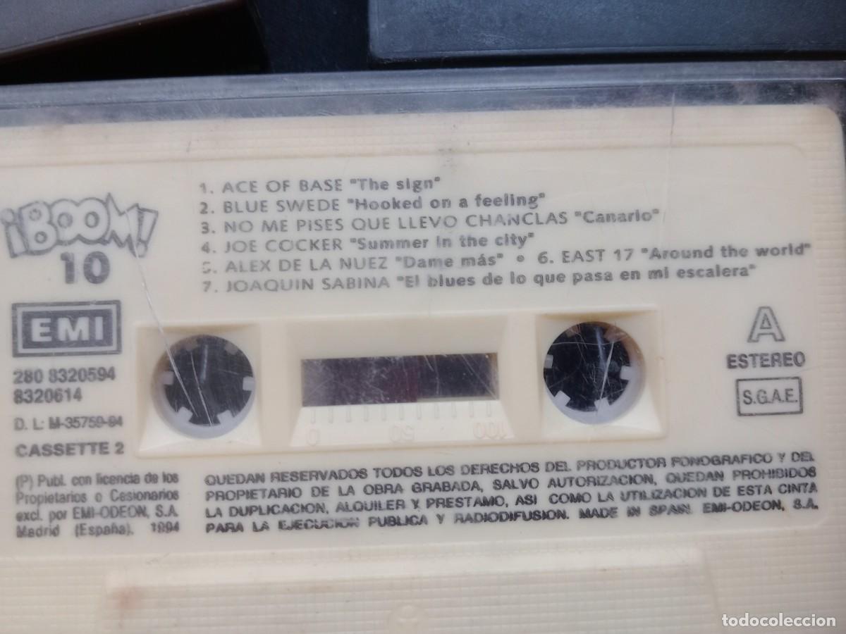 Casetes antiguos: EL CASETTE DE LOS EXITOS BOOM N&ordm; 5,6,7,8,10, - Foto 10