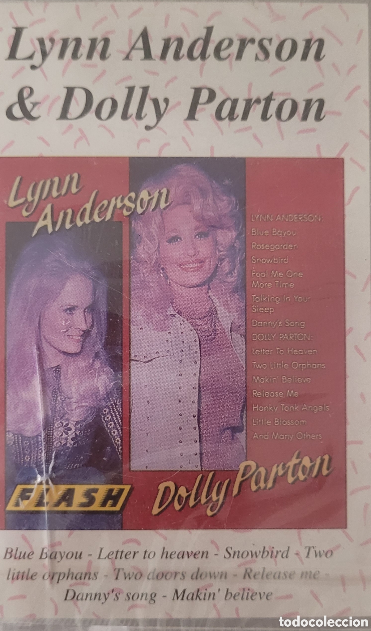 Casetes antiguos: LYNN ANDERSON & DOLLY PARTON CASSETTE - Foto 1