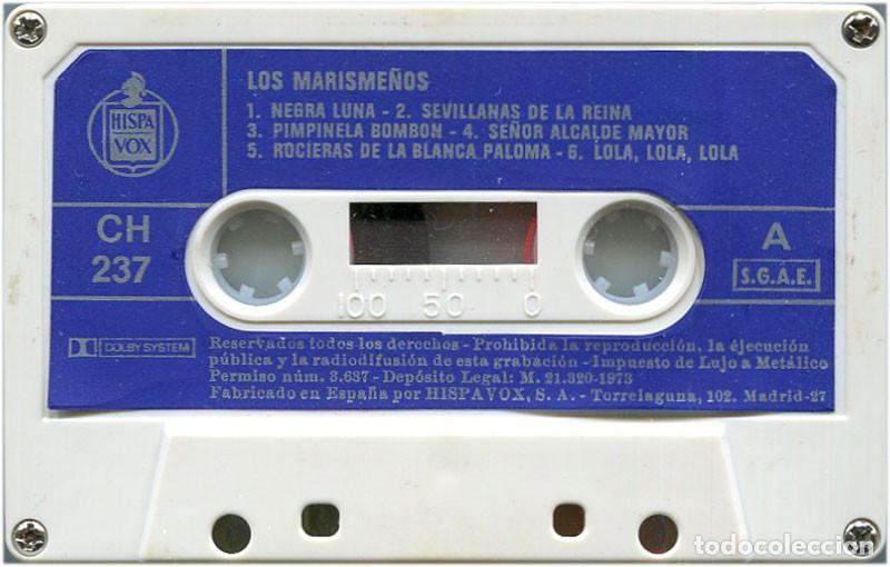 Casetes antiguos: Los Marisme&ntilde;os - Cassette Spain 1973 - Hispavox CH 237 - Foto 5