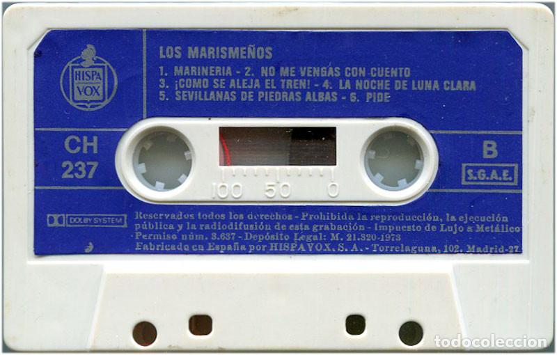 Casetes antiguos: Los Marisme&ntilde;os - Cassette Spain 1973 - Hispavox CH 237 - Foto 6