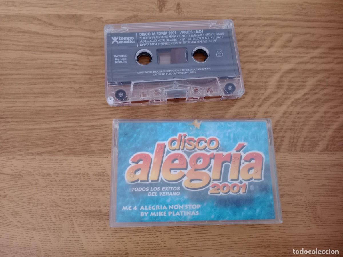Casetes antiguos: DISCO ALEGRIA MC4 2001 / CASETT - Foto 1