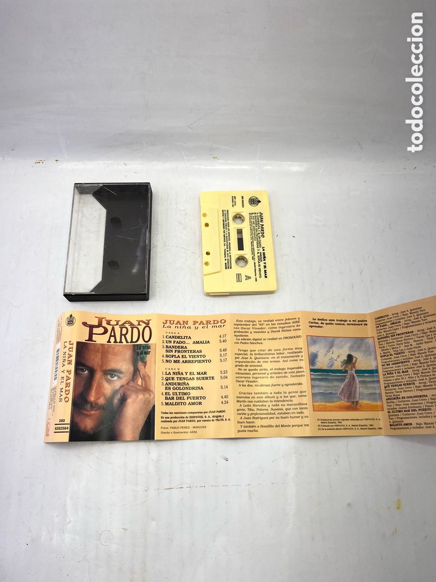 Casetes antiguos: JUAN PARDO - la ni&ntilde;a y el mar - Foto 3