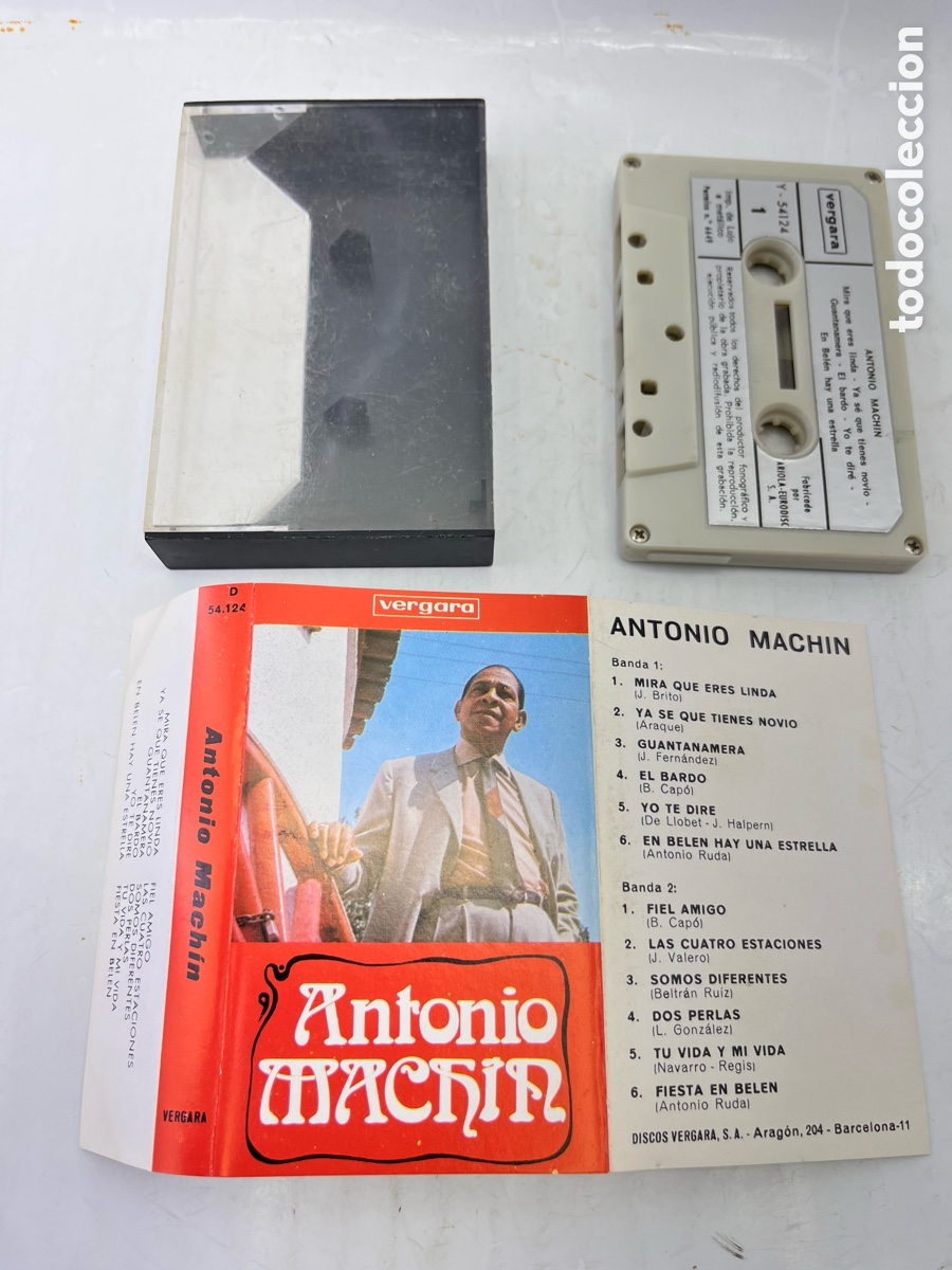 Casetes antiguos: ANTONIO MACHIN- 1971 - Foto 1