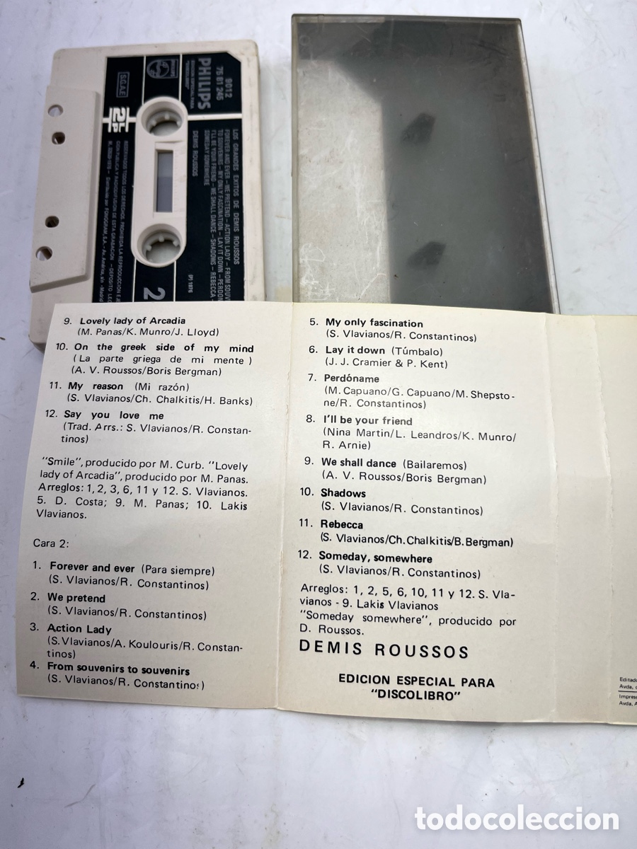 Casetes antiguos: Los grandes &eacute;xitos de DEMIS ROUSSOS - Foto 2