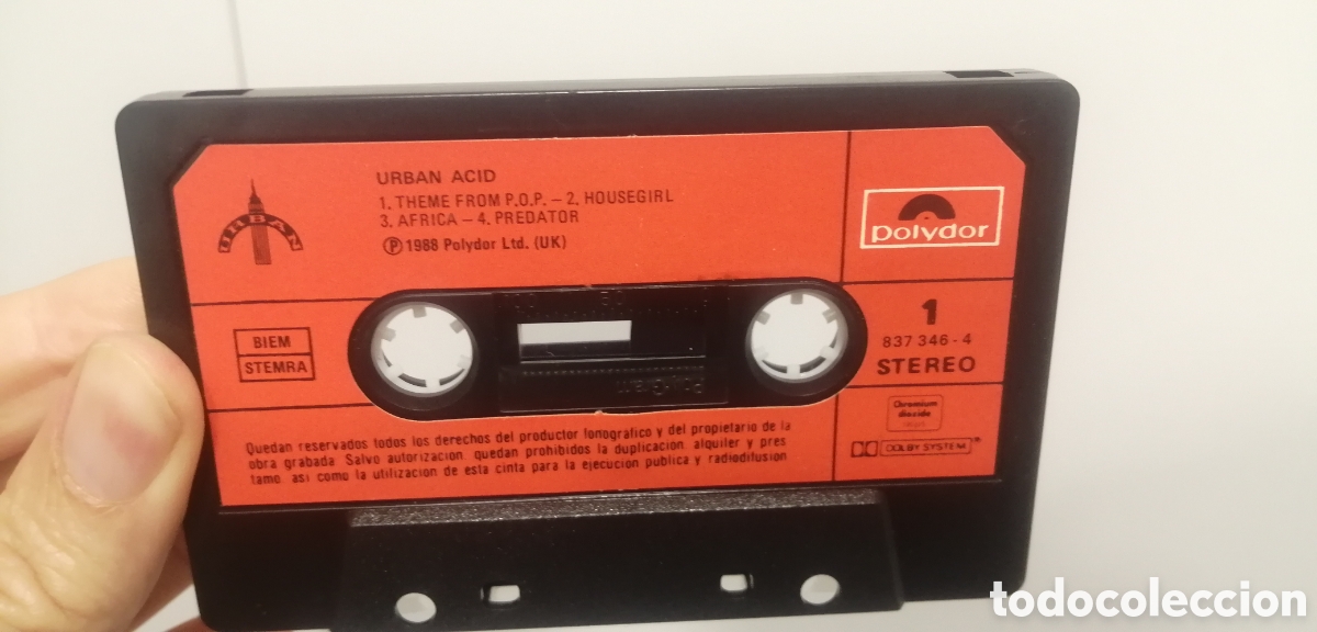 Casetes antiguos: Urban Acid Polydor 1988 - Foto 3
