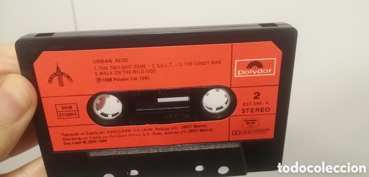 Casetes antiguos: Urban Acid Polydor 1988 - Foto 4