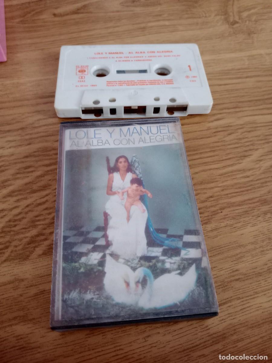 Casetes antiguos: LOLE Y MANUEL / AL ALBA CON ALEGRIA - Foto 1