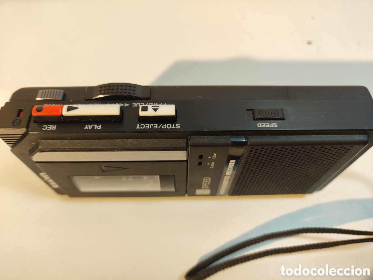 Casetes antiguos: Microcasette recorder Sanyo - Foto 3