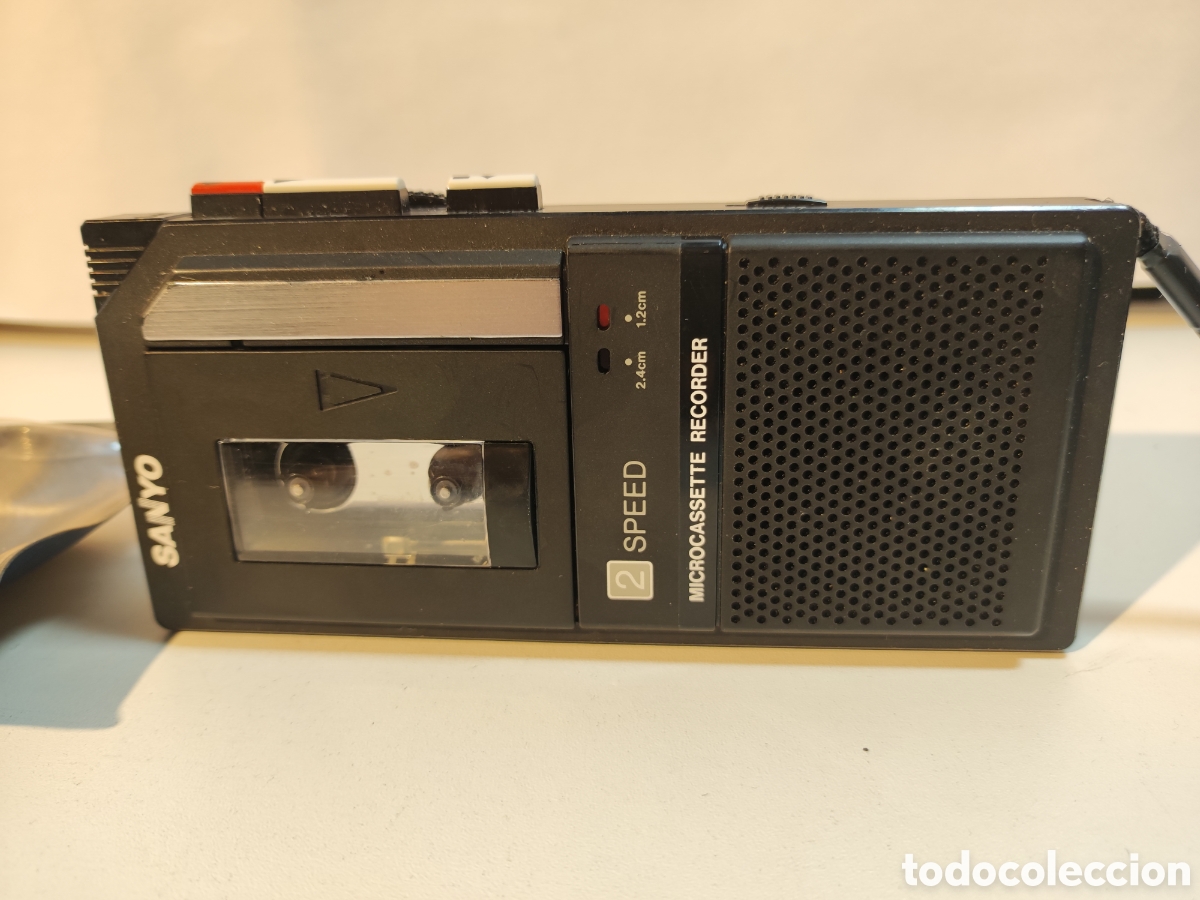 Casetes antiguos: Microcasette recorder Sanyo - Foto 1