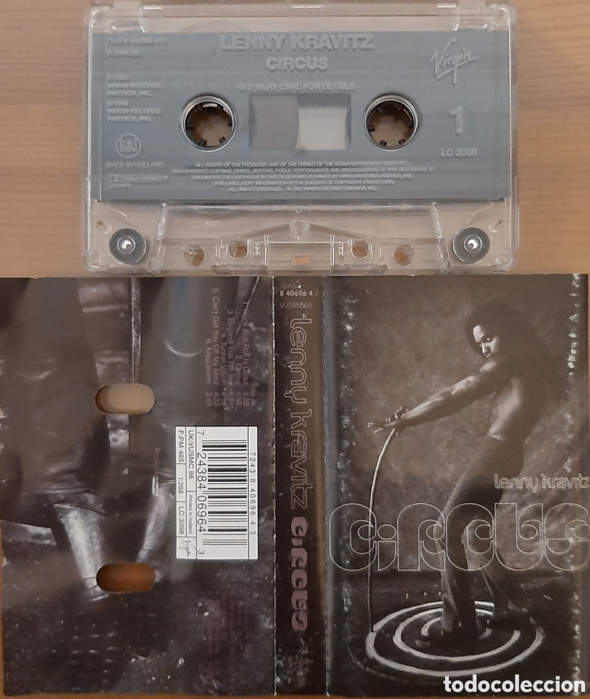 Casetes antiguos: LENNY KRAVITZ &rdquo;CIRCUS&rdquo; CASETE - Foto 1