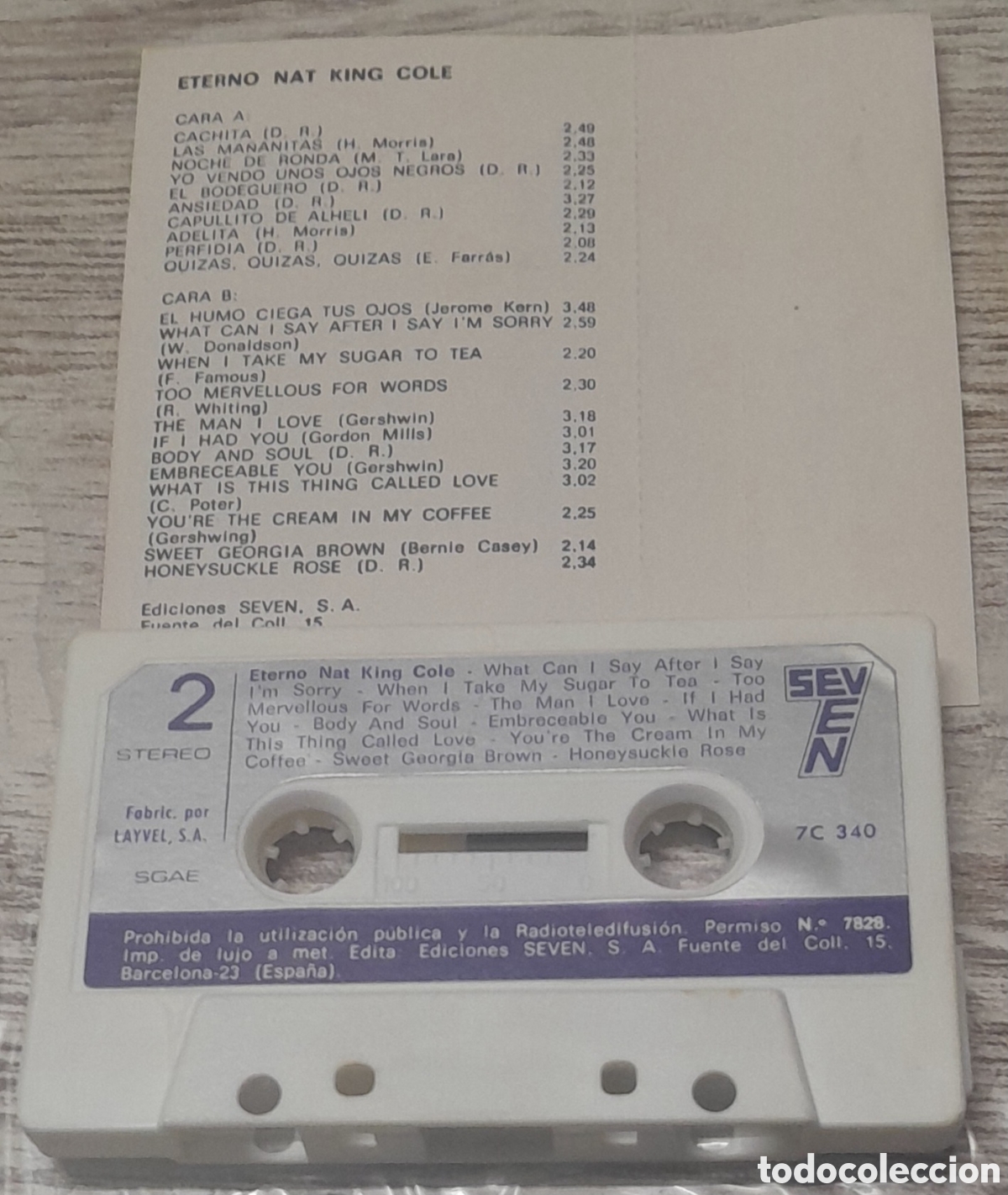 Casetes antiguos: ETERNO NAT KING COLE - Foto 2
