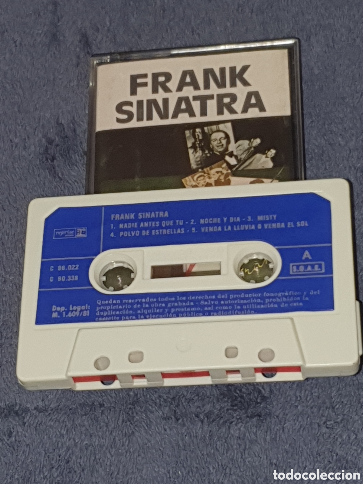 Casetes antiguos: CT-12. Frank Sinatra - Frank Sinatra, 1981, De 2&ordf; Mano. - Foto 3