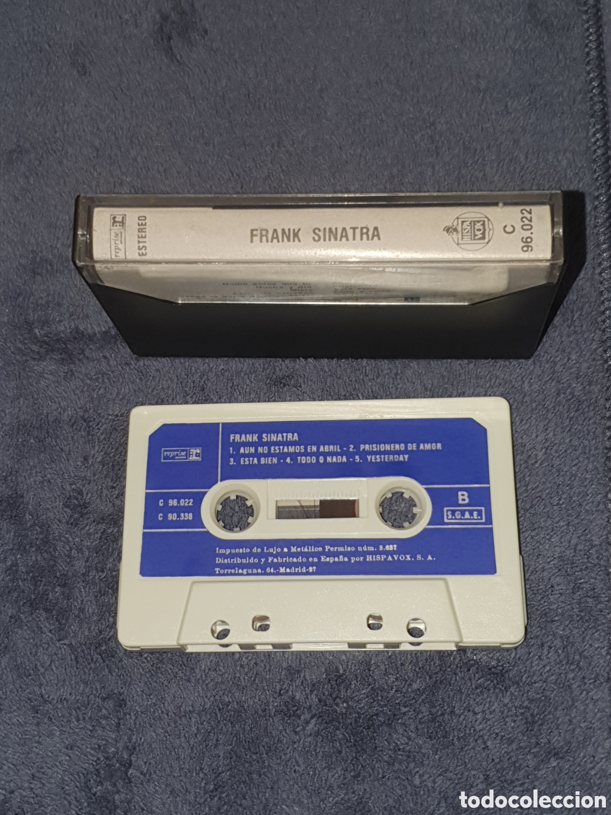Casetes antiguos: CT-12. Frank Sinatra - Frank Sinatra, 1981, De 2&ordf; Mano. - Foto 4