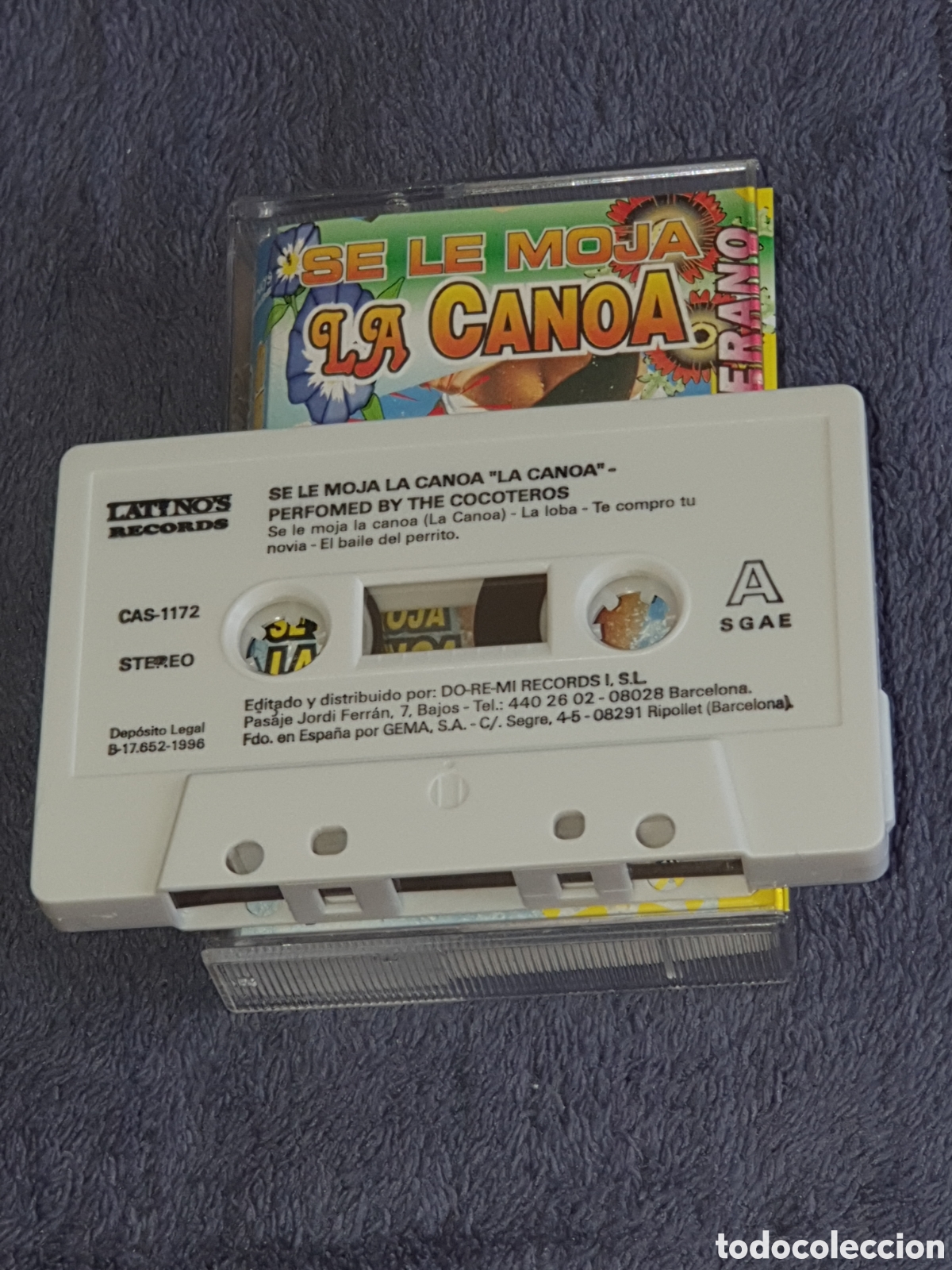 Casetes antiguos: CT-13. Se Le Moja La Canoa, 1996, De 2&ordf; Mano. - Foto 3