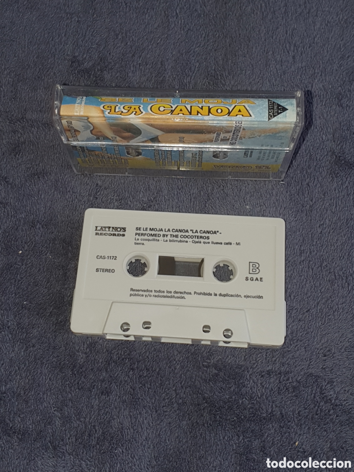 Casetes antiguos: CT-13. Se Le Moja La Canoa, 1996, De 2&ordf; Mano. - Foto 4