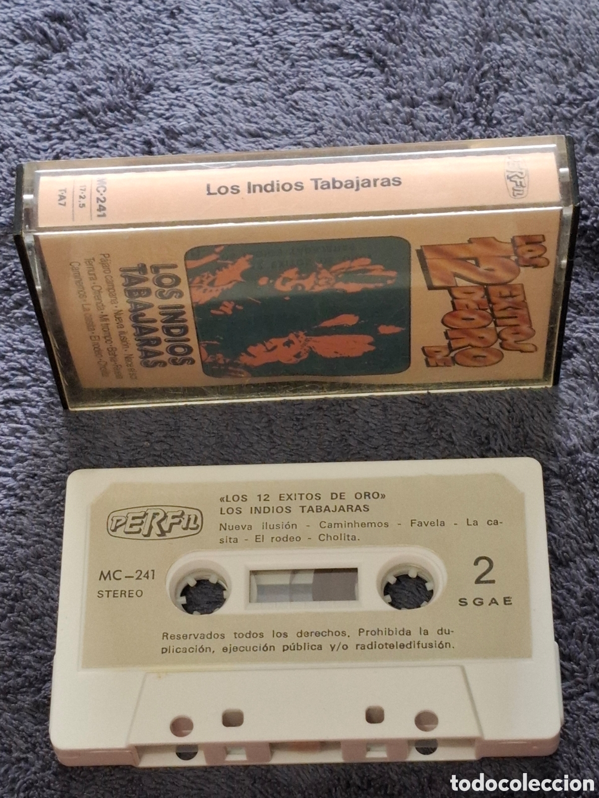 Casetes antiguos: CT13.12 &Eacute;xitos De Oro - Los Indios Tabajara, 1985, De 2&ordf; Mano. - Foto 4