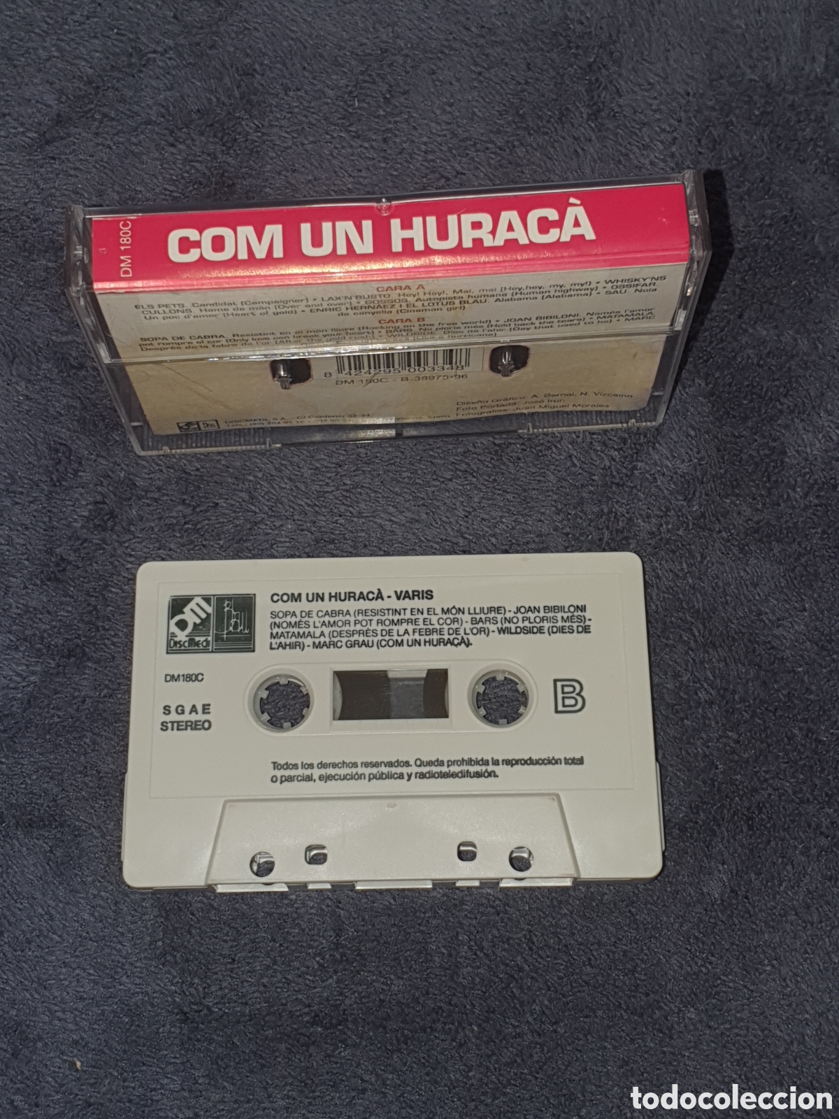 Casetes antiguos: CT-13. Com Un Hurac&agrave;, 1996, De 2&ordf; Ma. - Foto 6