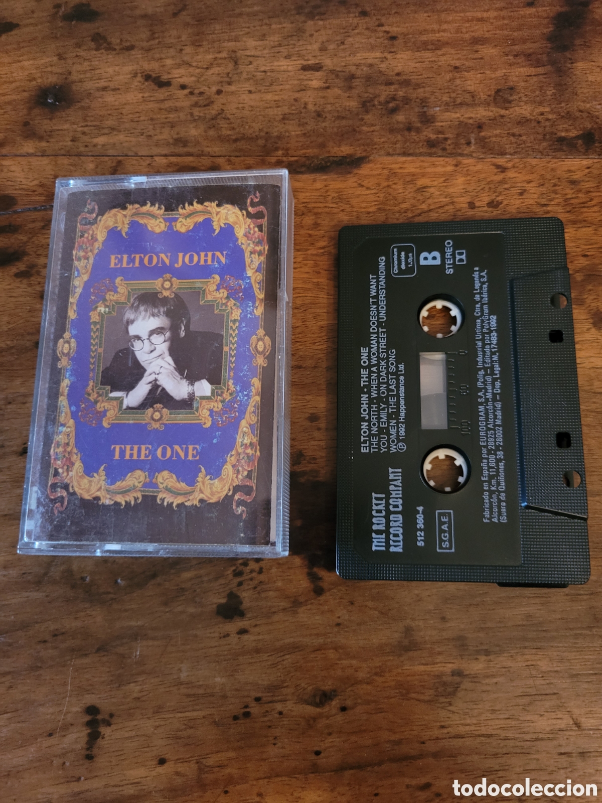 Casetes antiguos: Cassette Elton John/The One 1992 - Foto 5