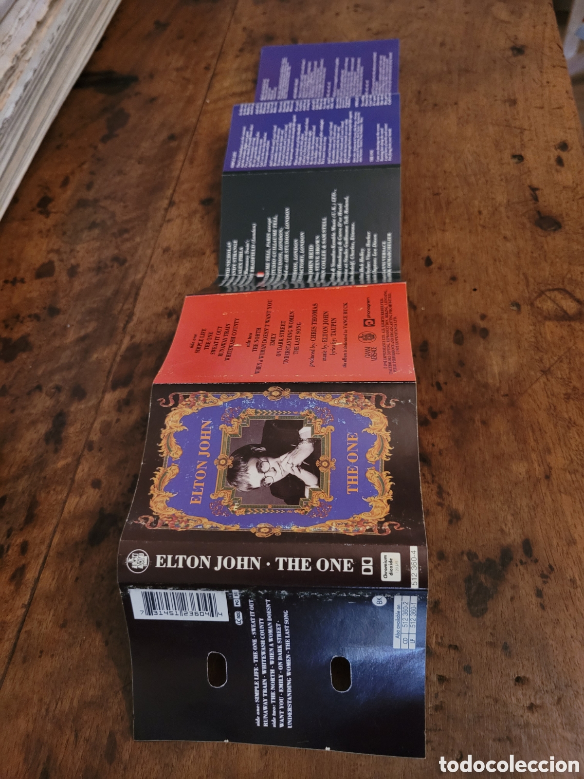 Casetes antiguos: Cassette Elton John/The One 1992 - Foto 9