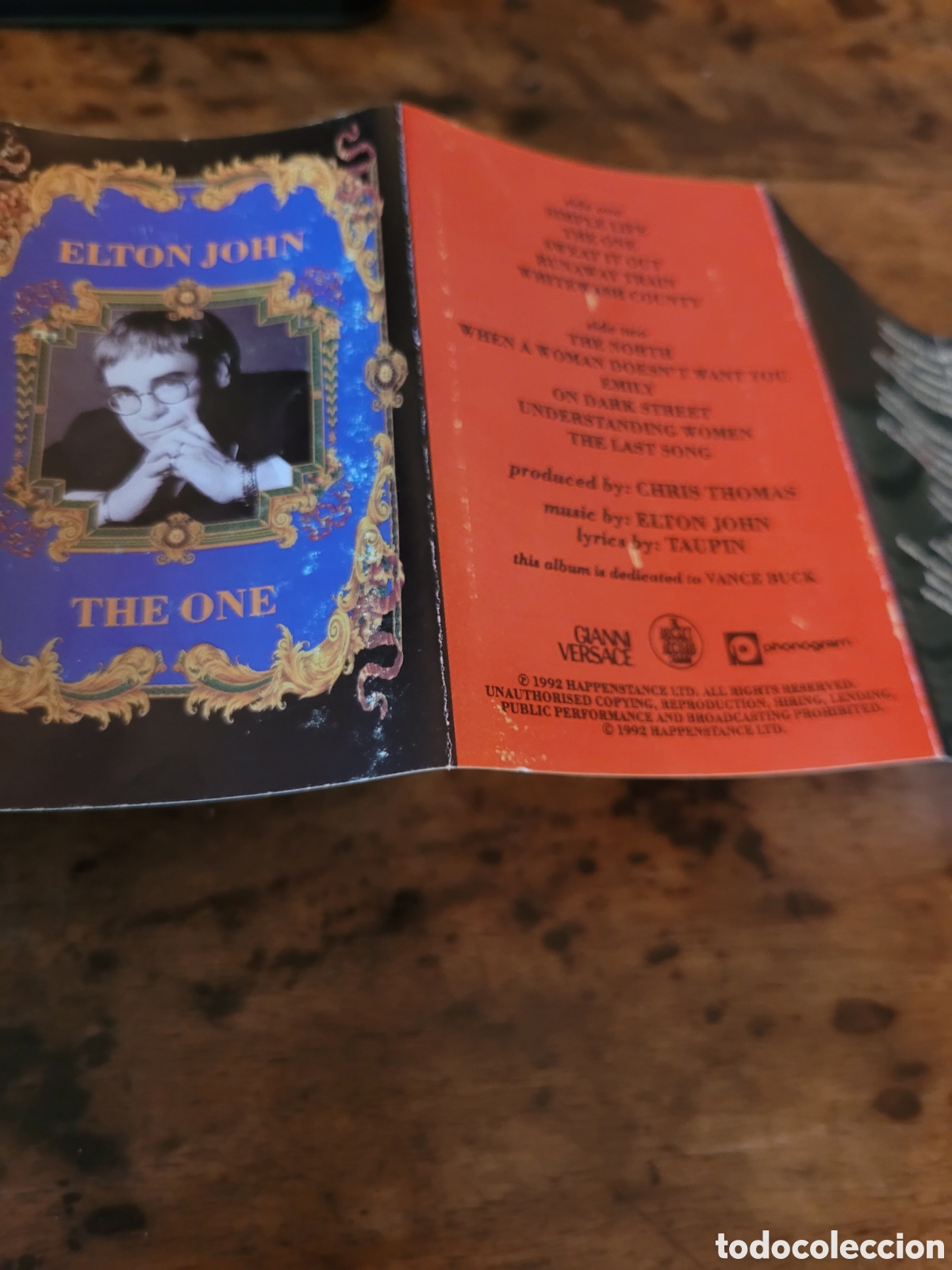 Casetes antiguos: Cassette Elton John/The One 1992 - Foto 10