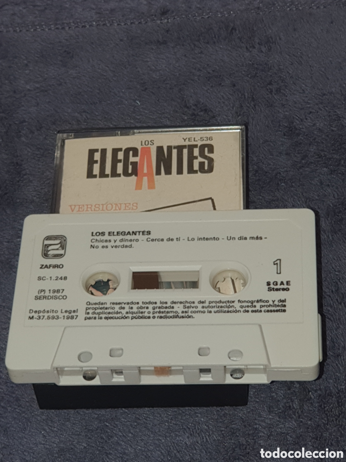 Casetes antiguos: CT-13. Los Elegantes - Los Elegantes,1987, De 2&ordf; Mano. - Foto 3