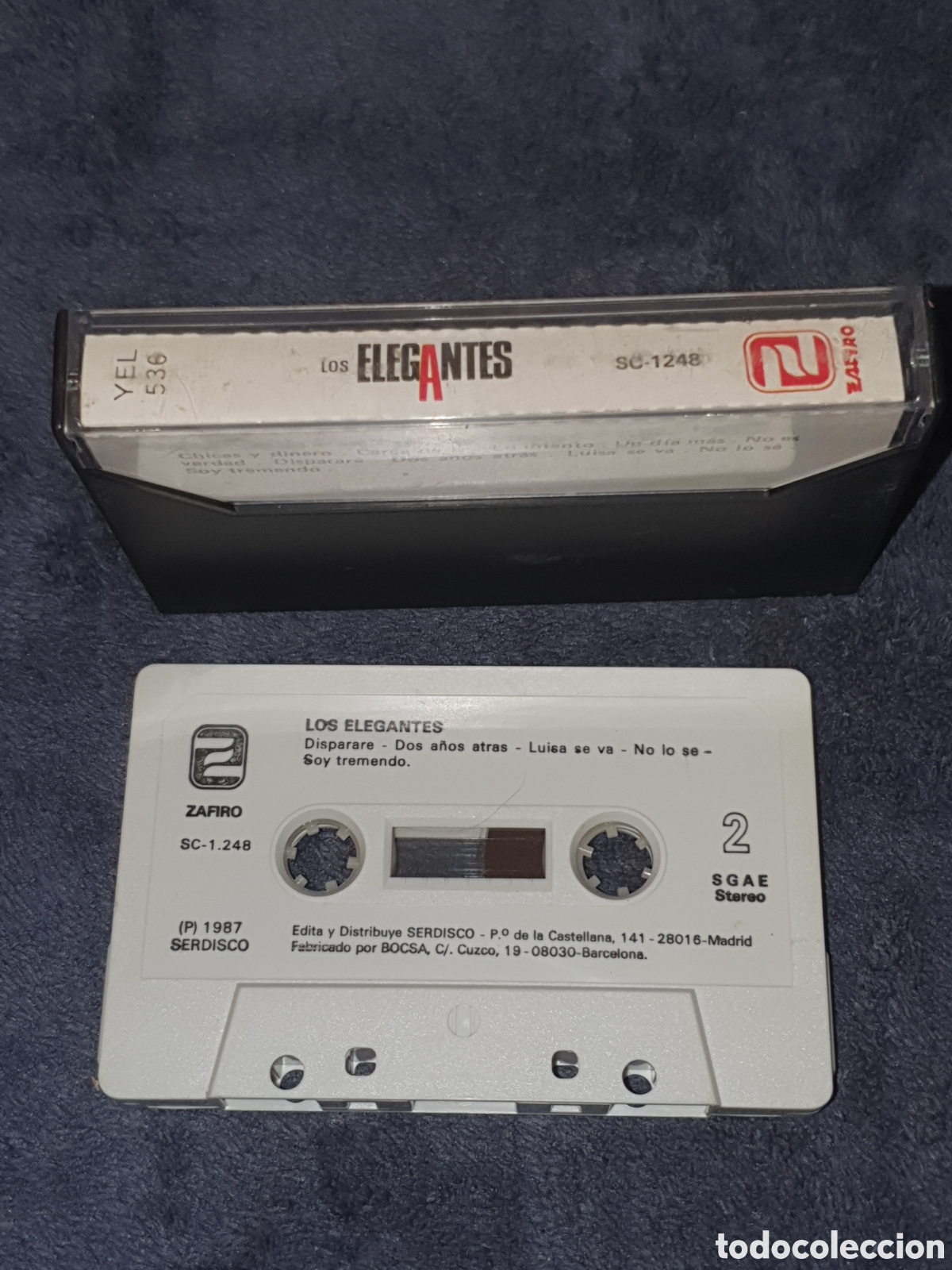 Casetes antiguos: CT-13. Los Elegantes - Los Elegantes,1987, De 2&ordf; Mano. - Foto 4