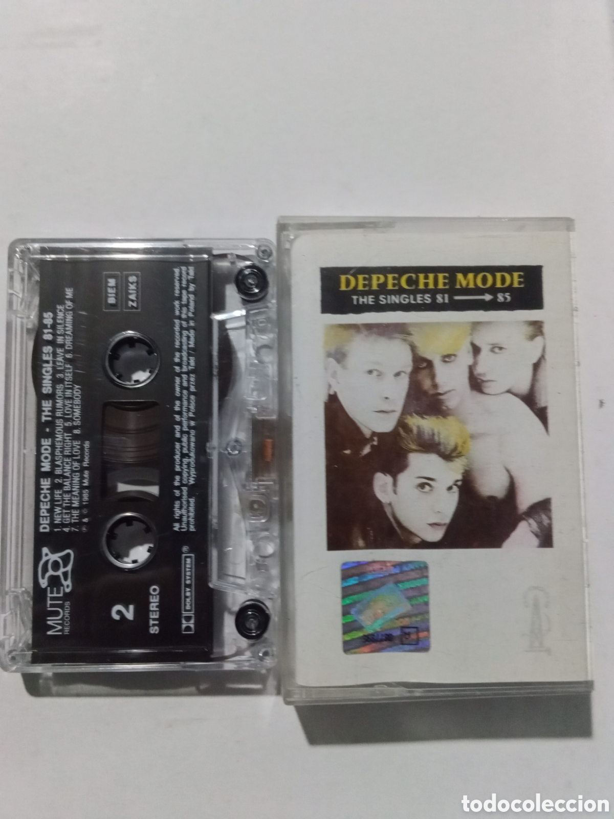 Casetes antiguos: DEPECHE MODE - THE SINGLES 81/85 - CASETE - Foto 1