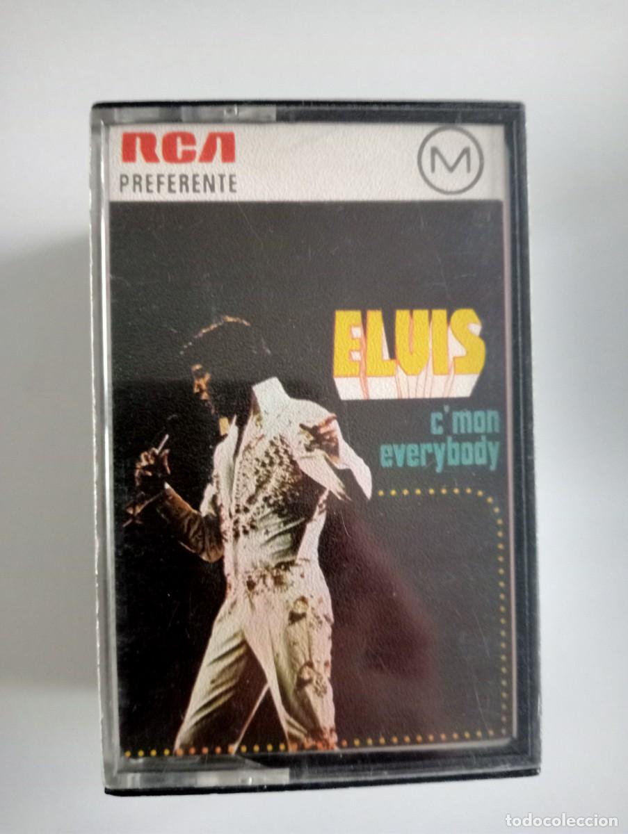 Casetes antiguos: Elvis - CMon Everybody (Cass, Comp, RE) 1977 rara - Foto 1