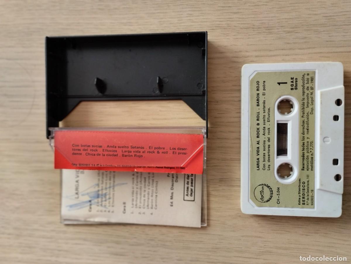 Casetes antiguos: Cinta Cassette antigua Bar&oacute;n Rojo - Foto 4
