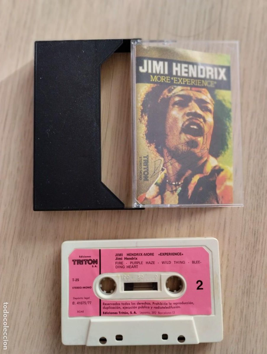 Casetes antiguos: Cinta Cassette antigua Jimi Hendrix - Foto 2