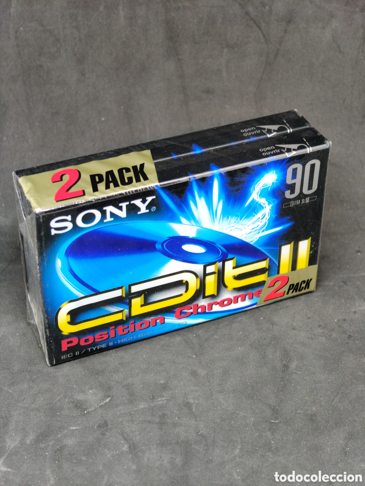 Cassetes antigas: 2 Cassette sony de cromo 90 minutos - TDK231